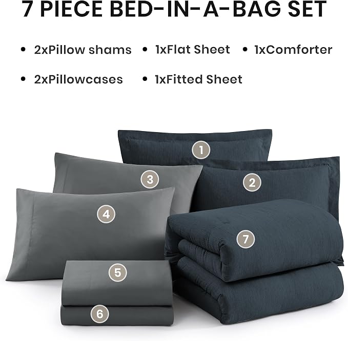 Monbix Queen Comforter Set - Image 7