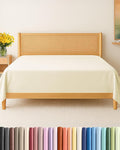 Cal King Size Flat Sheet by CGKUnlimited