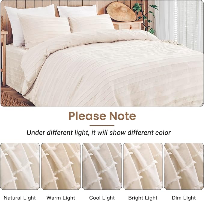 NEXHOME PRO Duvet Cover King, Soft and Lightweight 100% Washed Microfiber - Image 8