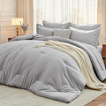 MUXHOMO 5 Pieces Twin Comforter Set, Soft Bed in a Bag Twin Size, All Season by MUXHOMO