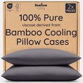 Bambaw 100% Viscose Derived from Bamboo Pillowcase Queen Size – Set of 2 by Bambaw