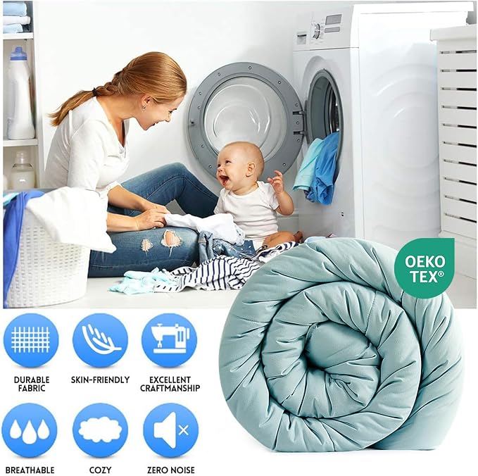 EASELAND Twin Size Down Alternative Comforter - Image 2
