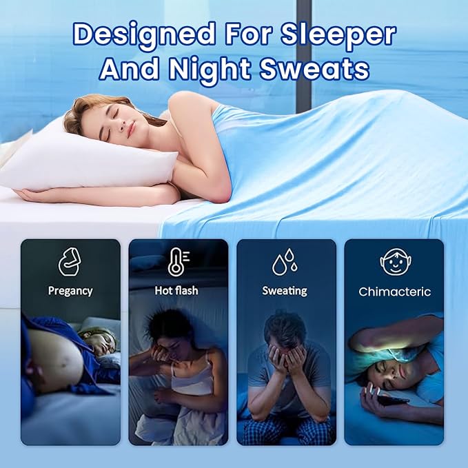 Topcee Cooling Blanket Queen Size- 90"x90" Summer Cooling Throw Blanket - Image 4
