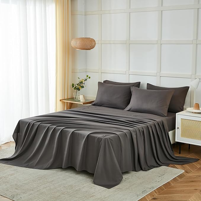 ILAVANDE Queen Sheets Set 6 Piece, Hotel Luxury Super Soft 1800 Series - Image 6