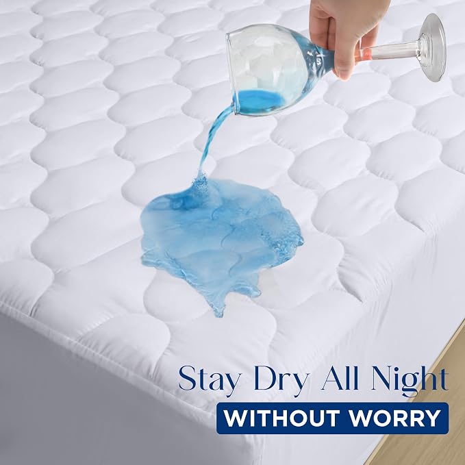 Utopia Bedding Waterproof Mattress Protector, Full Mattress Pad, Noiseless - Image 8