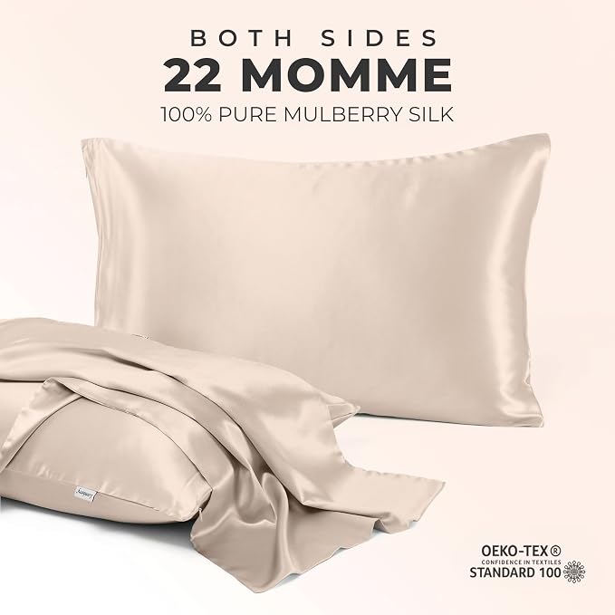 100% Pure Mulberry Silk Pillowcase - Image 2