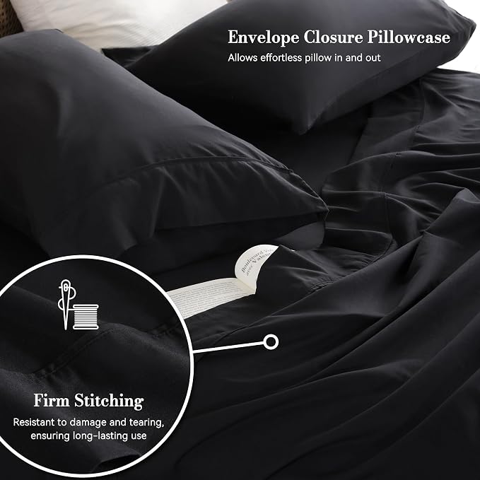 Twin Sheet Set 3 Piece, Wrinkle Free, Oeko-Tex Certified - Image 4