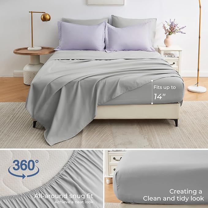 Sasttie Twin XL Comforter Set, 5 Pieces Reversible Twin XL Bed in a Bag - Image 5