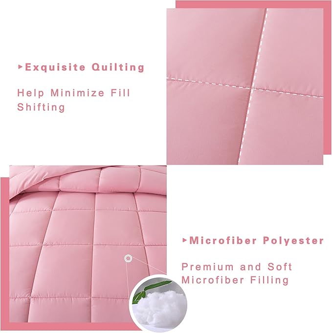 DOWNCOOL Twin Comforter Set -All Season Bedding Comforters Sets - Image 4
