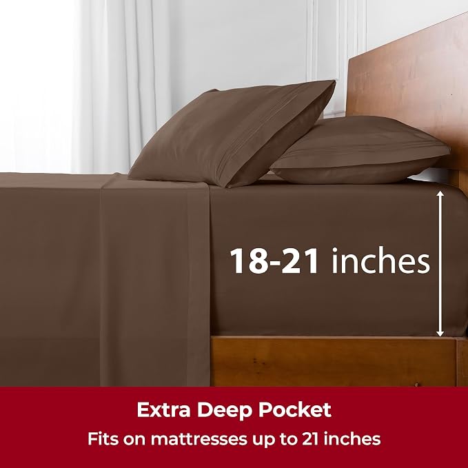 Mellanni Extra Deep Full Sheets - Image 6