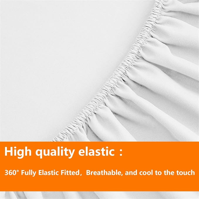 TAIMIT White King Size Comforter Set - Image 6