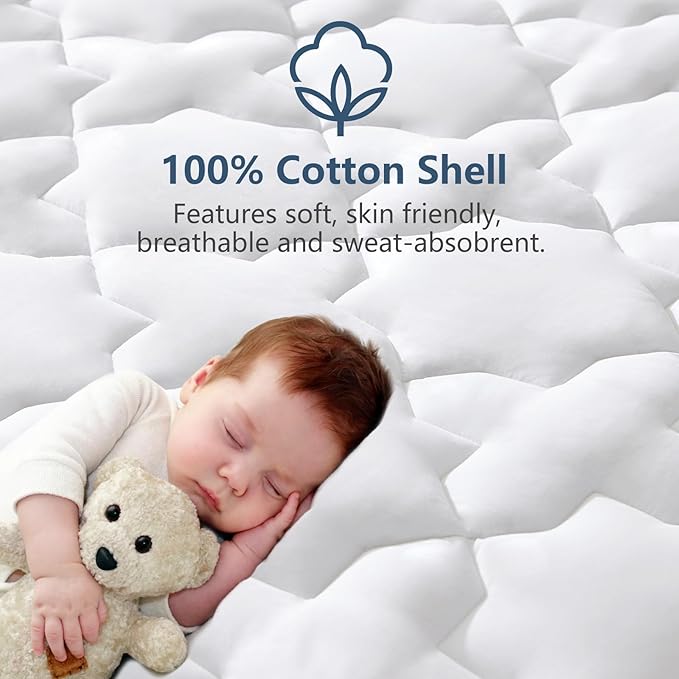 CozyLux Queen Mattress Pad - Image 4