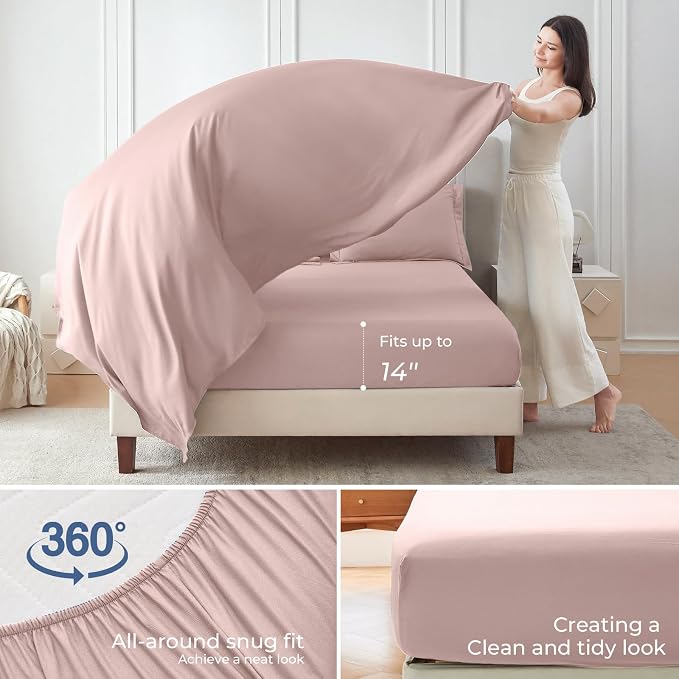 Sasttie King Size Comforter Set, 7 Pieces Bed in a Bag King, Complete Bedding - Image 4