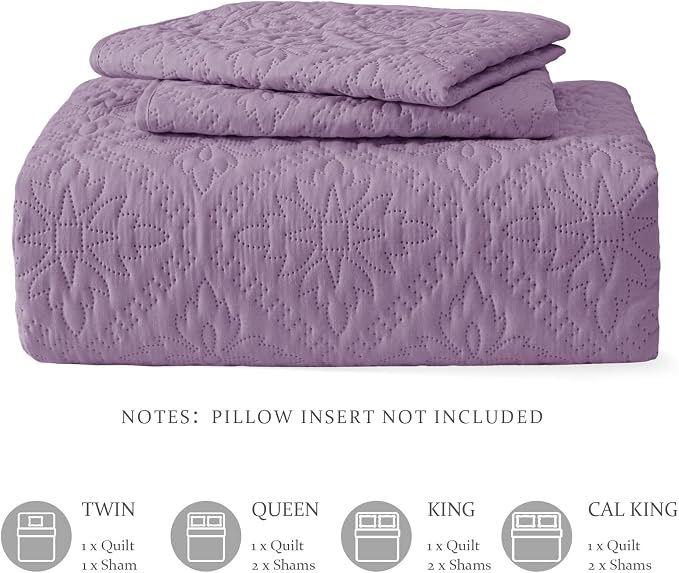 Exclusivo Mezcla Queen Quilt Bedding Set, Lightweight Soft Bedspreads Coverlets - Image 6