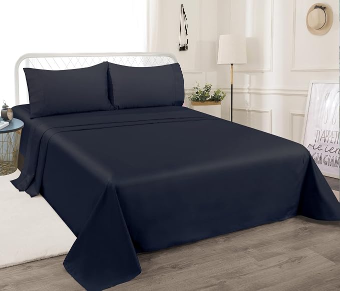 Flat Sheet Only Full Size, 400 TC 100% Egyptian Cotton Flat Sheet - Image 5