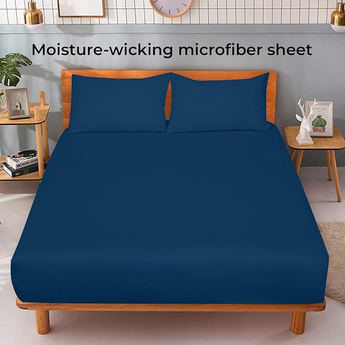 Royale Linens Fitted Sheet King - Image 2