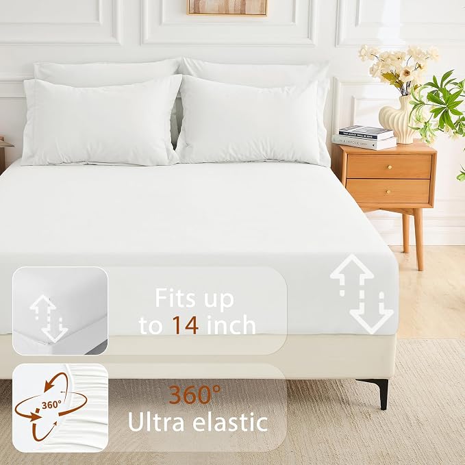MUXHOMO 7 Pieces Queen Comforter Set, Soft Bed in a Bag Queen Size, All Season - Image 6