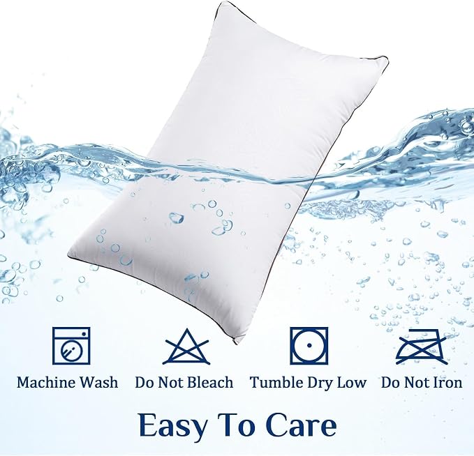JOLLYVOGUE Pillows Queen Size Set of 2 - Image 7