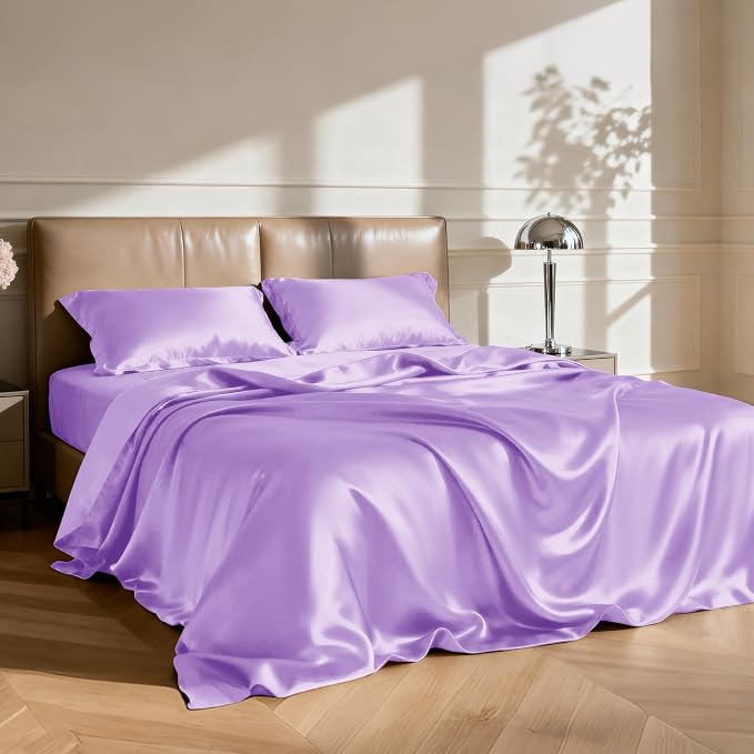 Love's cabin Full Size Satin Sheet Sets - Image 2