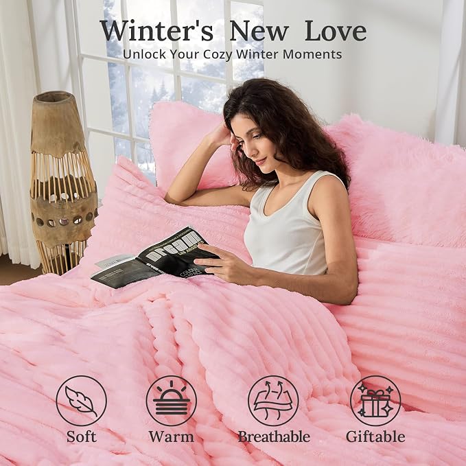 Sasttie Queen Comforter Set 3 Pieces - Image 2