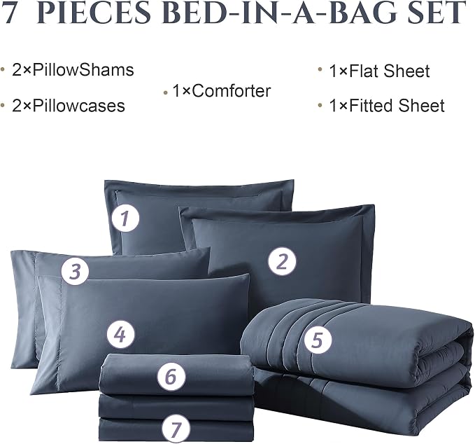 Monbix Oversized Queen Comforter Set - Image 7