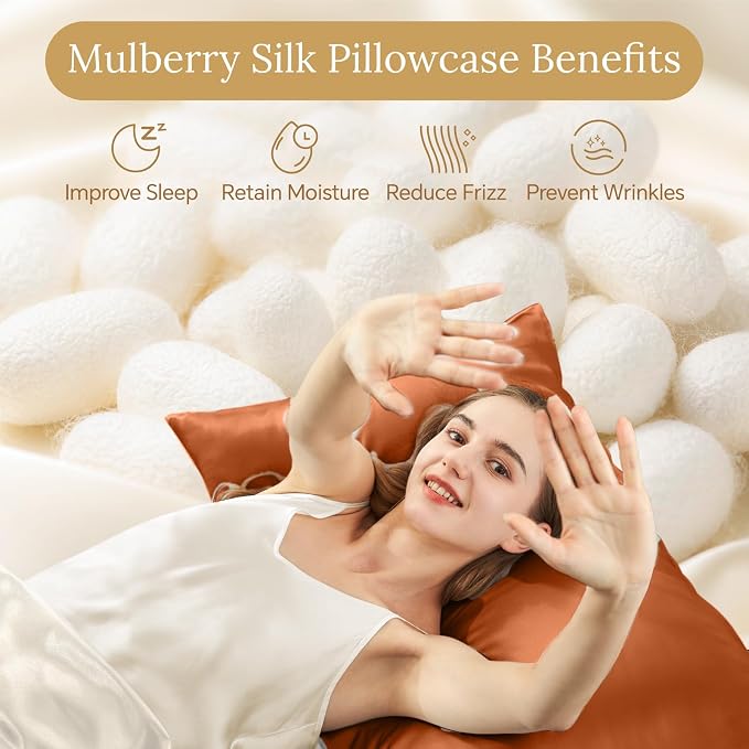 INFIIXSO Mulberry Silk Pillowcase - Image 2