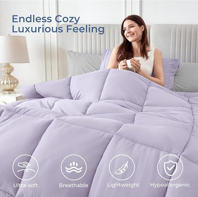 Sasttie Twin XL Comforter Set, 5 Pieces Reversible Twin XL Bed in a Bag - Image 3