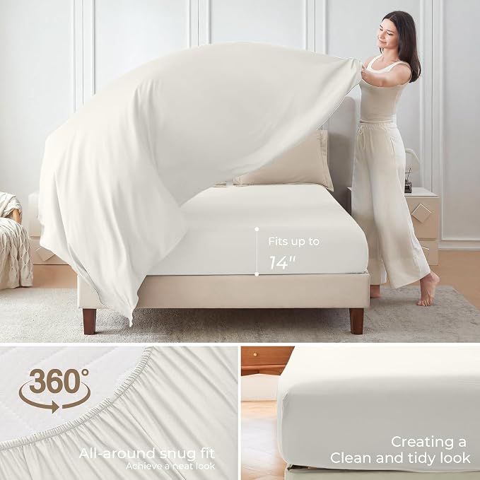 Sasttie Twin XL Comforter Set, 5 Pieces Reversible Twin XL Bed in a Bag - Image 4