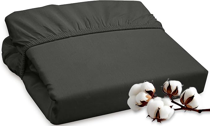 ROYALE LINENS 300 Thread Count 100% Long Staple Combed Cotton Fitted Sheet King by ROYALELINENS