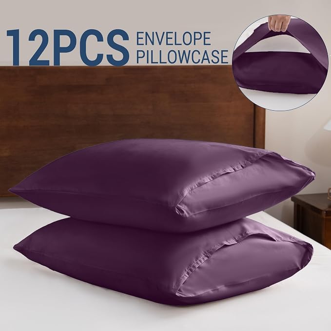 Pillowcases King 12 Pack, 20x36 Pillow Cases - Image 5