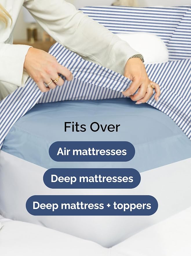 Extra Deep Twin Fitted Sheet - Image 6