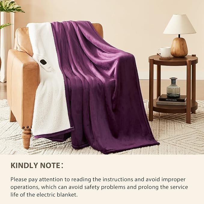 Homemate Electric Heated Blanket Twin Size - Image 6