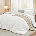 MUXHOMO 7 Pieces Queen Comforter Set, Soft Bed in a Bag Queen Size, All Season by MUXHOMO