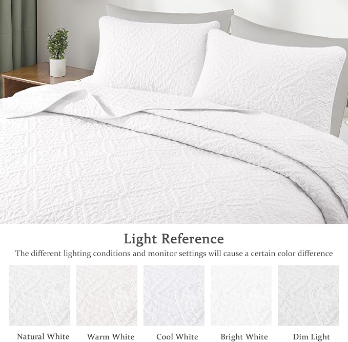 Exclusivo Mezcla Queen Quilt Bedding Set, Lightweight Soft Bedspreads Coverlets - Image 3