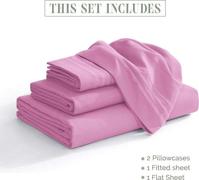Elegant Comfort Luxurious 1500 Premium Hotel Quality Microfiber Three Line - Image 3