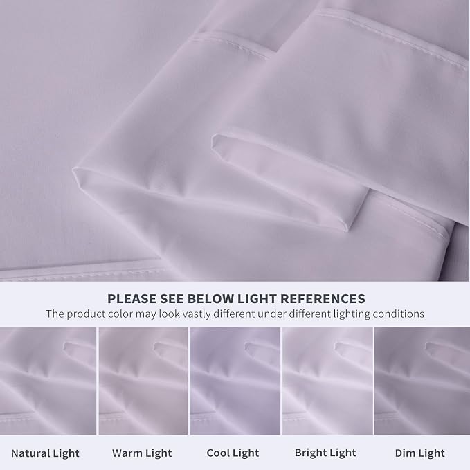Maple&Stone Full Flat Sheet 6 Pack, Premium Soft & Breathable, Brushed - Image 4