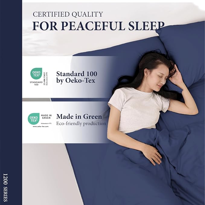 100% Egyptian Cotton Queen Size Sheets Set - Image 6