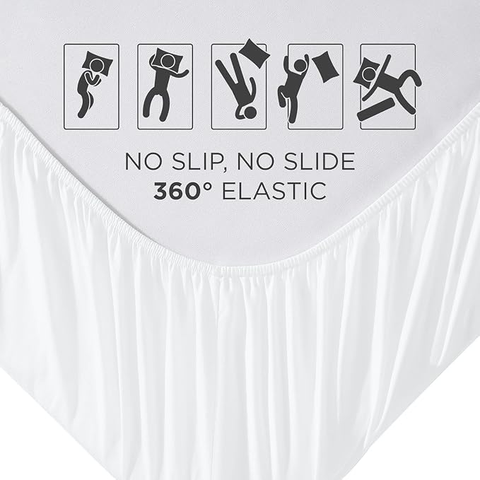 Royale Linens Fitted Sheet Full - Image 5