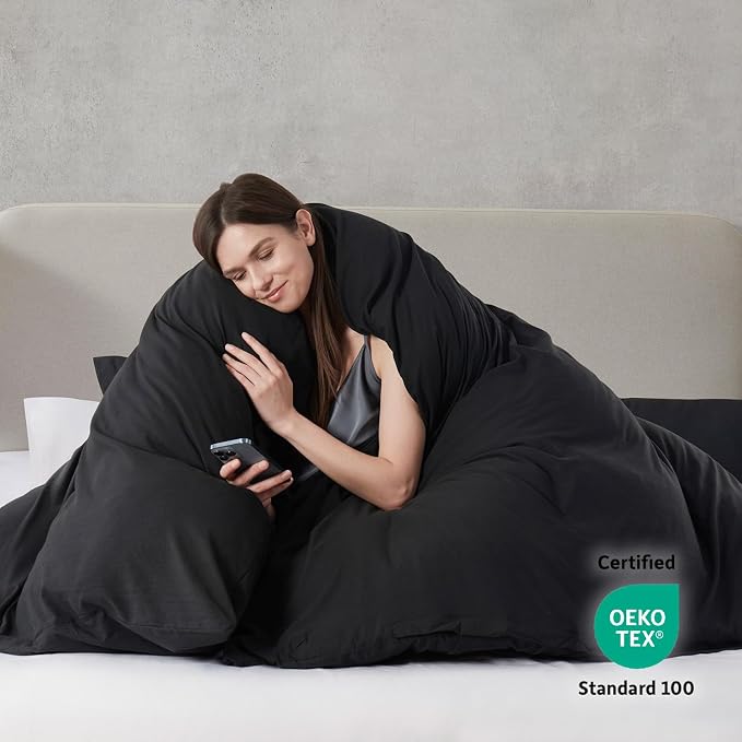 Nestl Black Duvet Cover Full Size - Image 3