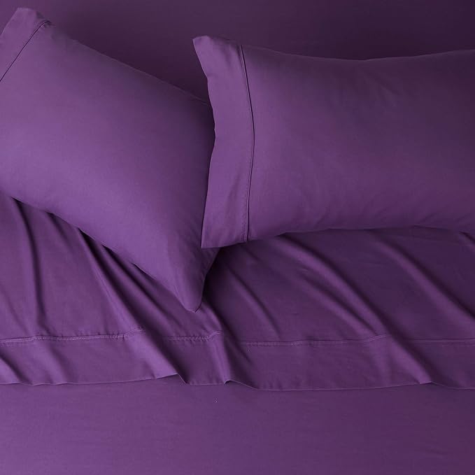 Amazon Basics Breathable Microfiber 4-Piece Bed Sheet Set - Image 3