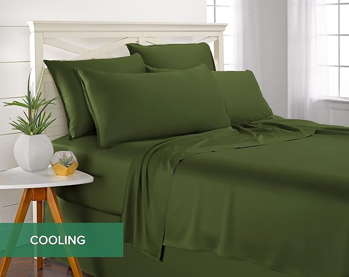 Pure Bamboo Split King Sheets, Genuine 100% Organic Viscose Derived from Bamboo - Image 4