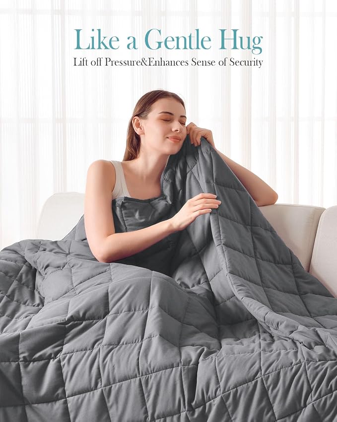Topblan Weighted Blanket for Adults, Breathable Ultra Soft 15lbs Weighted - Image 2