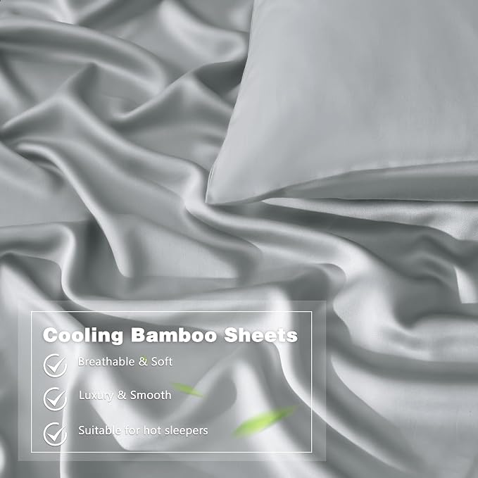 Homiest Cooling Body Pillow Case, 100% Rayon Derived from Bamboo Body Pillow - Image 4