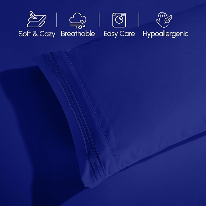 Elegant Comfort Luxurious 1500 Premium Hotel Quality Microfiber Three Line - Image 5