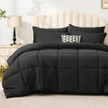 Love's cabin California King Comforter Set Ash Black, 7 Pieces California King by Lovescabin