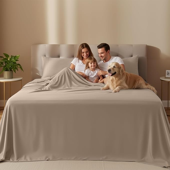 Utopia Bedding King Size Sheet Set – 4 Piece Bed Sheets, Soft and Breathable - Image 2