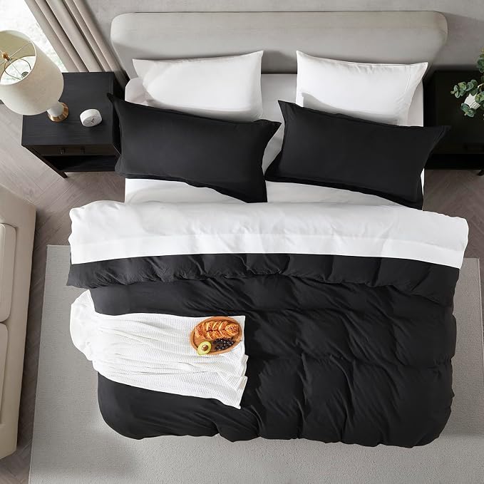 Nestl Black Duvet Cover Full Size - Image 5