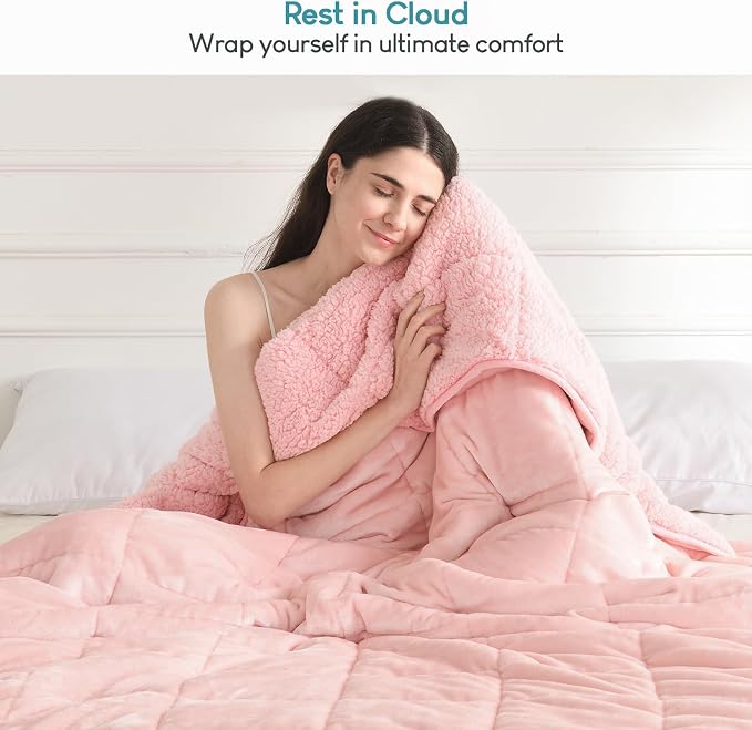 Cottonblue Weighted Blanket 15lbs 80x87 Inches - Image 6