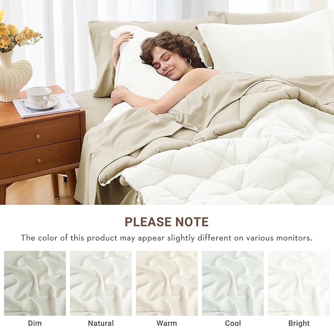 MUXHOMO 5 Pieces Twin XL Comforter Set, Reversible Bed in a Bag Twin XL Size - Image 4