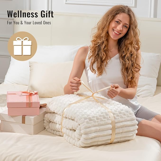 Uttermara Weighted Blankets for Adults Queen Size 15lbs, Soft Warm Sherpa - Image 6
